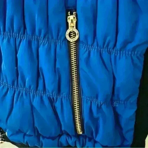 CALVIN KLEIN PLUS SIZE BLUE/BLACK GOLD ACCENTS ACTIVE FALL WINTER  ATHLETIC VEST - Picture 5 of 12